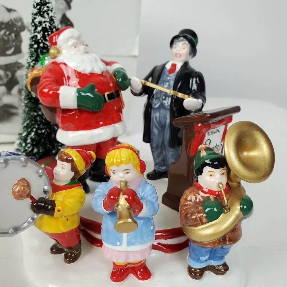 Dept 56 Snow Village 1997 Santa Comes to Town #54899‎ Retired Christmas